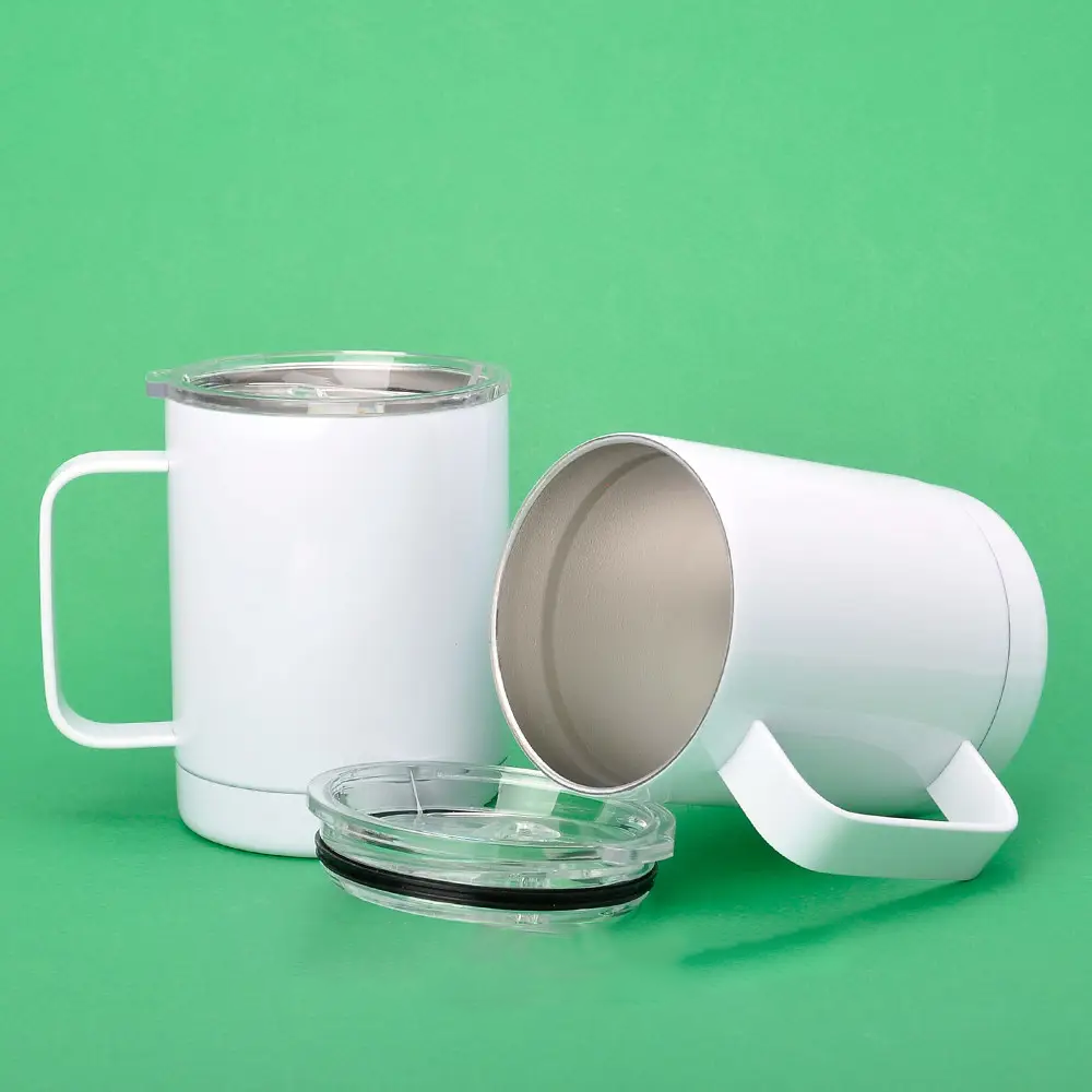 Термо-кружка для сублимации Sublime YETI HANDLE Thermal Mug с лого белая 390 мл Термо-кружка для сублимации Sublime YETI HANDLE Thermal Mug с лого белая 390 мл Фото 5